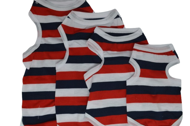 Striped Dog Tank Top
