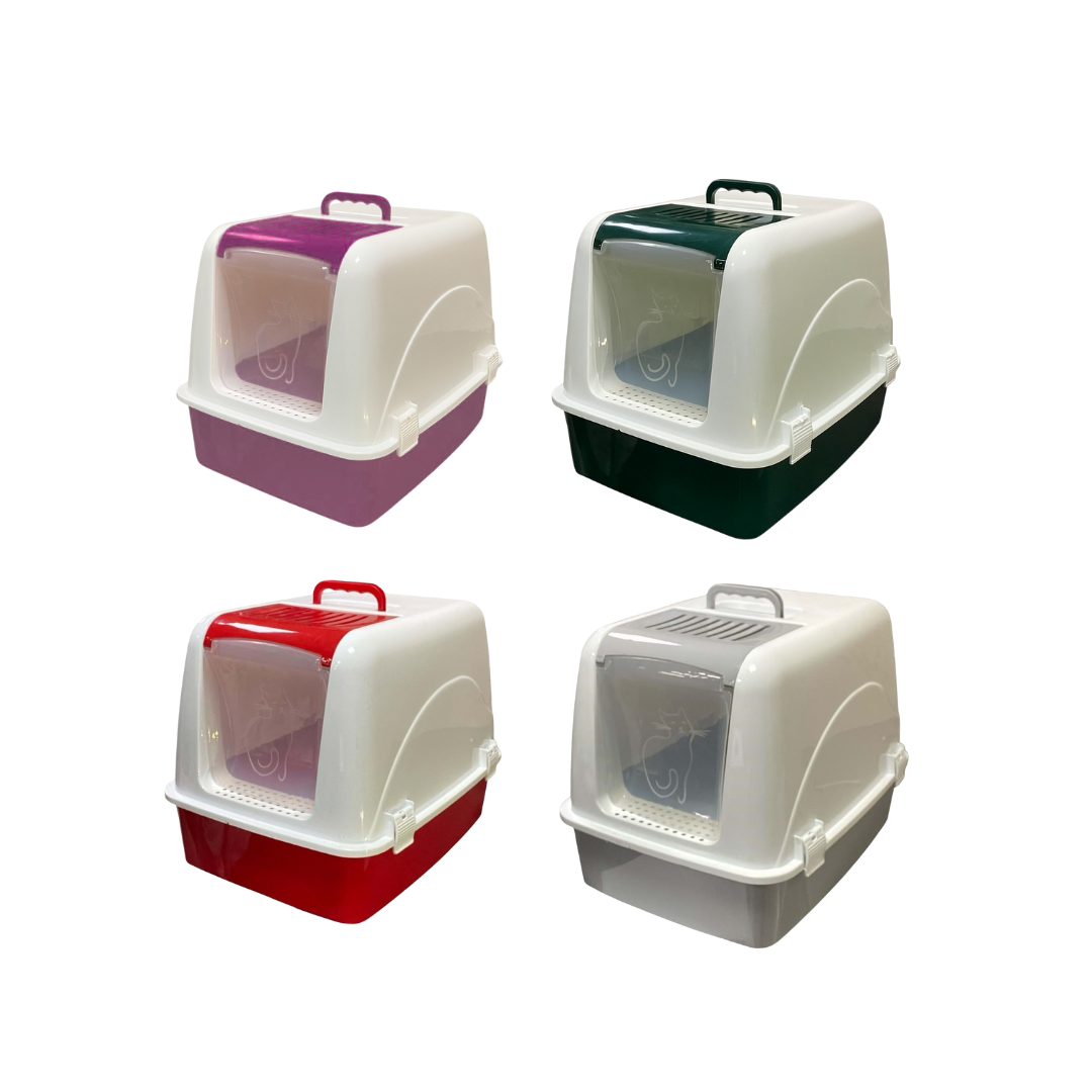 Plastic Pet Carrier – Assorted Colors