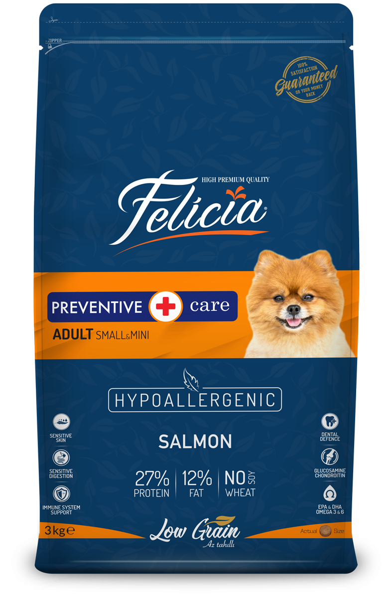 Felicia Preventive Care Adult Small & Mini - Hypoallergenic Salmon Dog Food