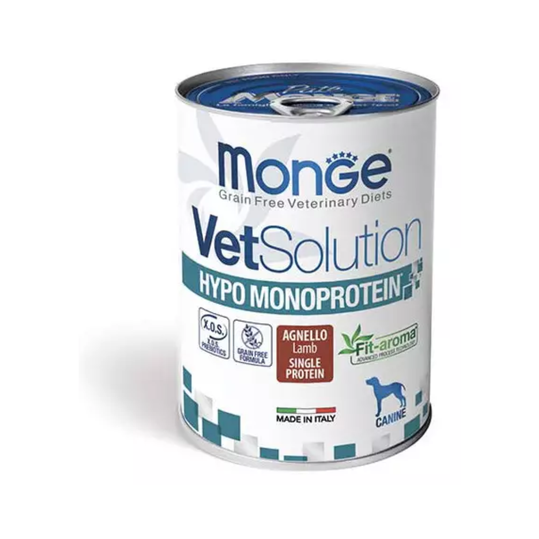 Monge VetSolution Canine Hypo Monoprotein Lamb – 400 gm