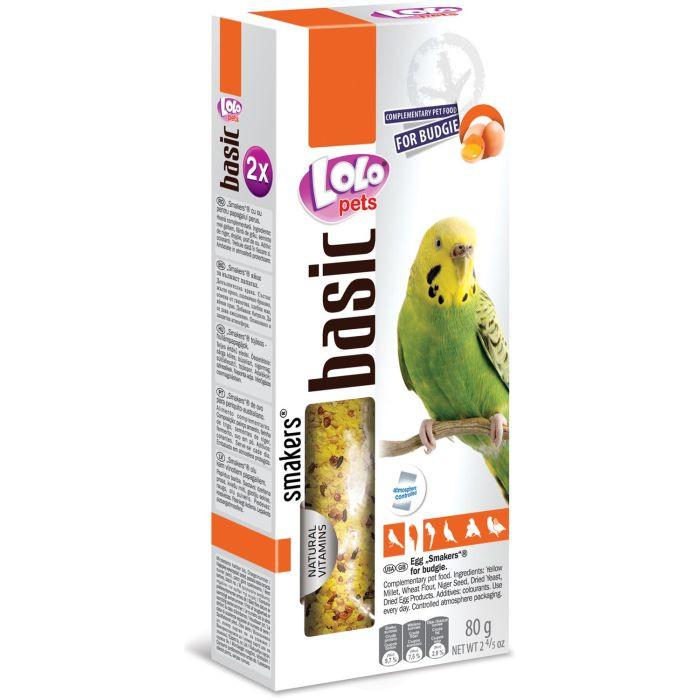 Lolo Pets Smakers for Budgie – Egg