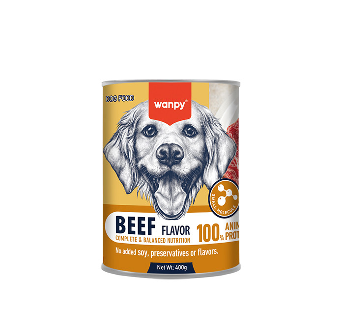 Wanpy Complete Paste Canned Food for Dogs – Beef (400 g)