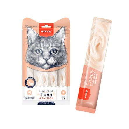 Wanpy Creamy Tuna & Salmon Lickable Treats