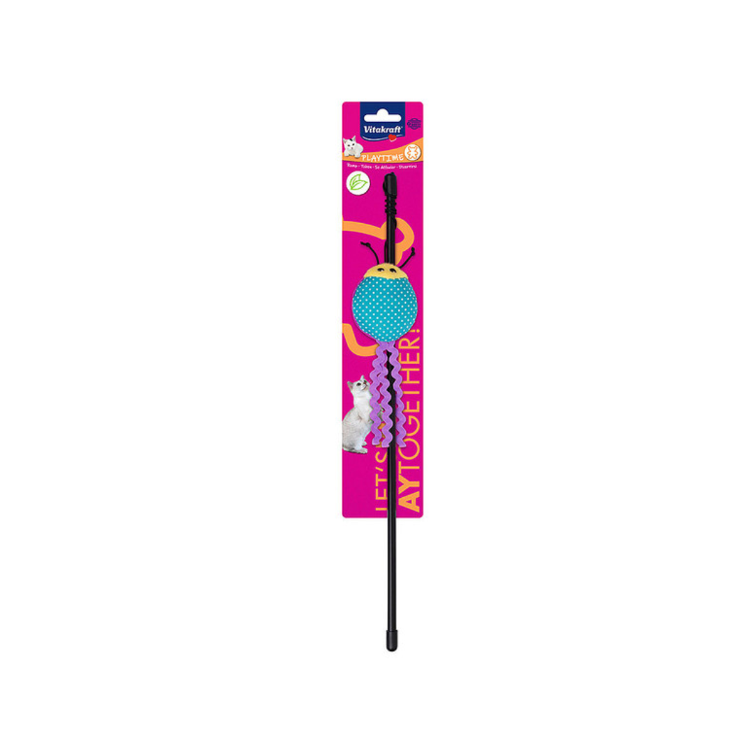 Vitakraft Playtime Cat Toy Wand – Assorted Colors