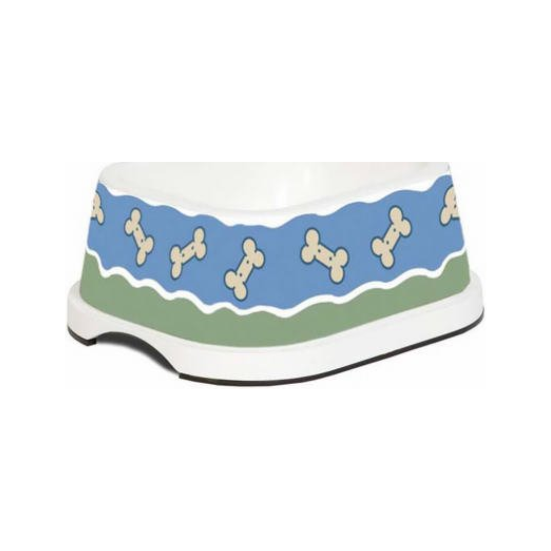 Petmate Doskocil Medium White Bone Dog Bowl