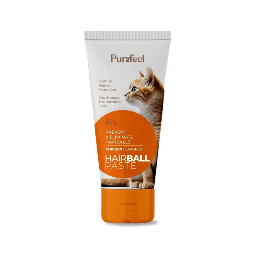 Purrfect Chicken Flavored Hairball Paste for Cats – 100 gm