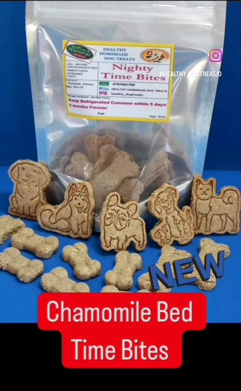Chamomile Nighty Bites – Calming Dog Treats