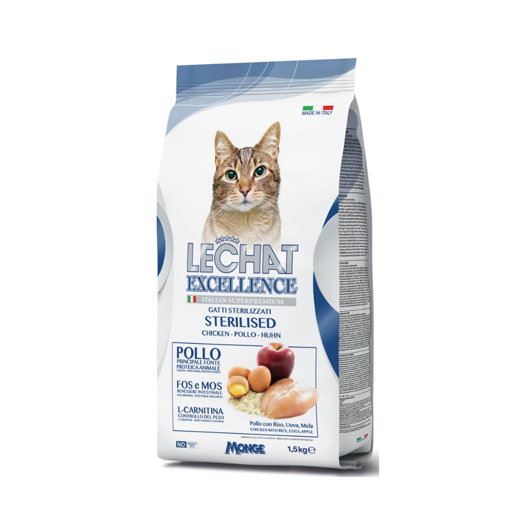 LeChat Excellence Sterilised Chicken – 1.5 kg