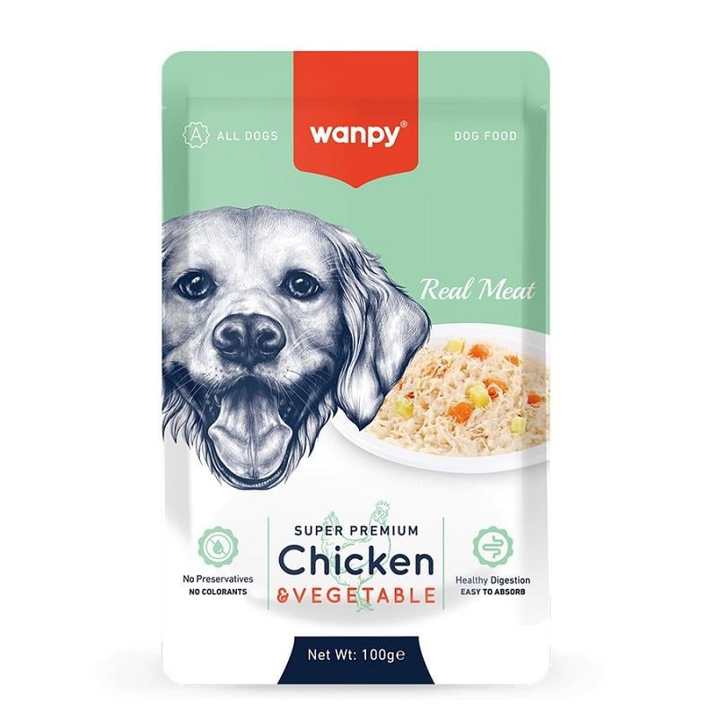 Wanpy Chicken & Vegetable for Dogs