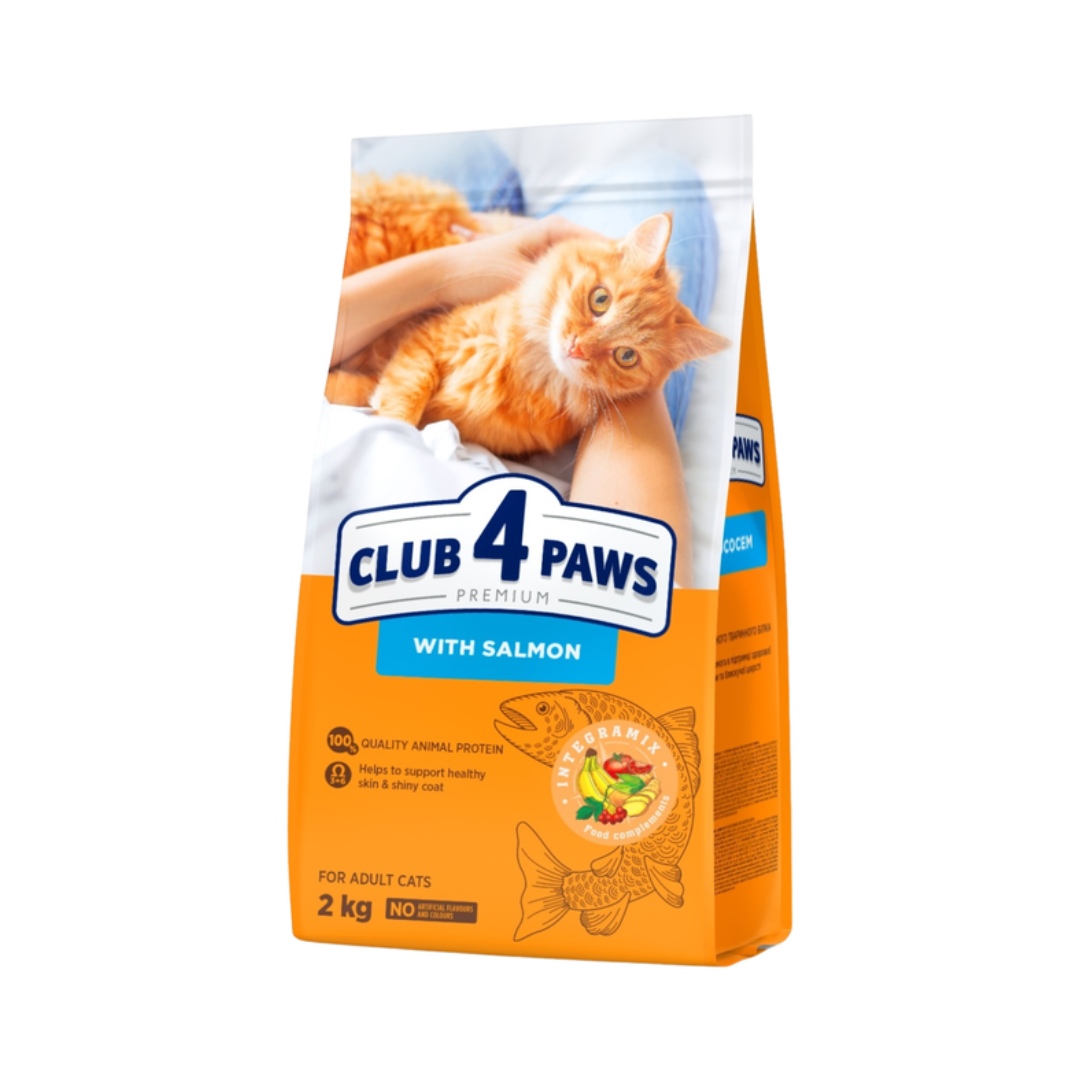 Club 4 Paws Premium Adult Cat Food with Salmon