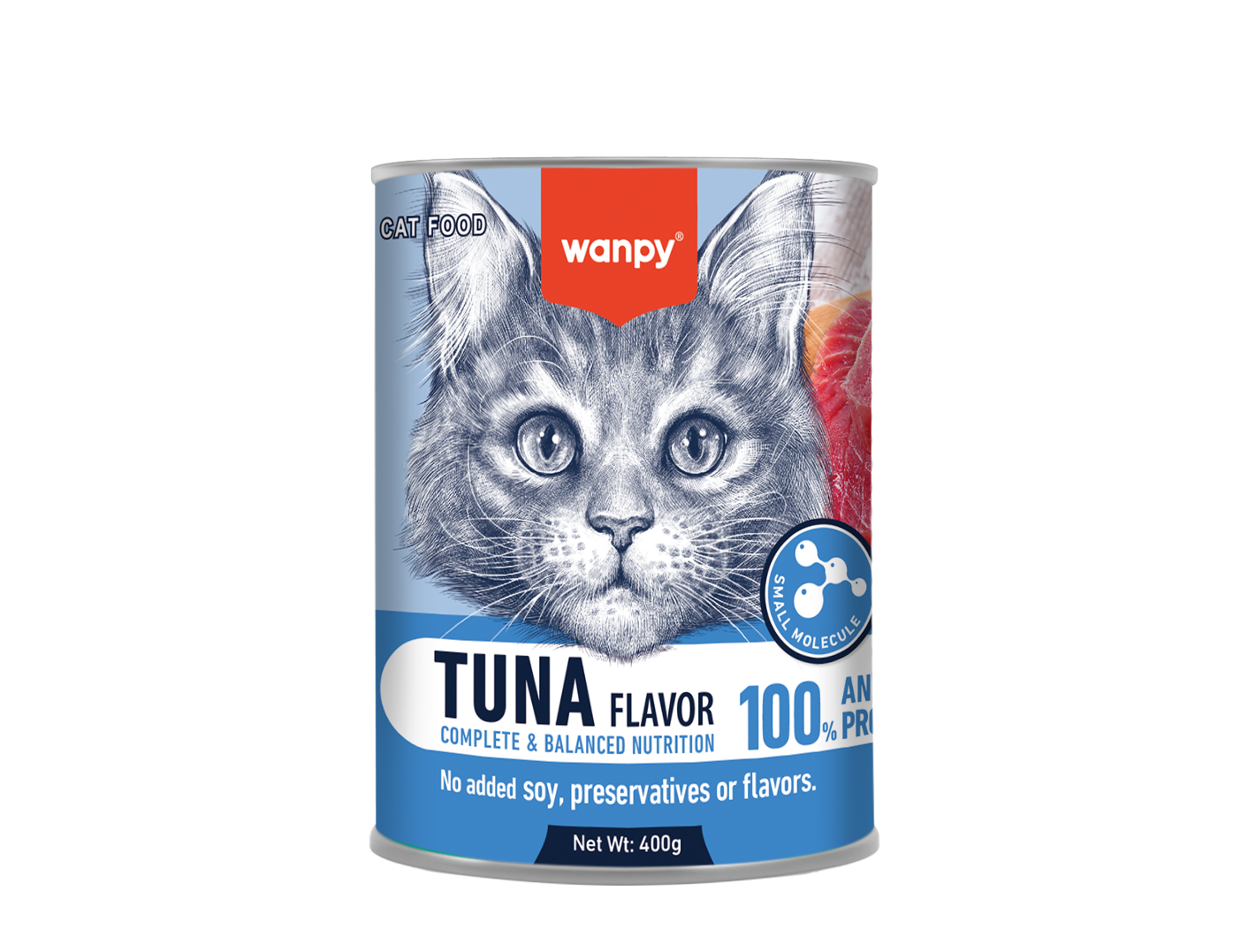 Wanpy Complete Paste Canned Food for Cats – Tuna (400 g)