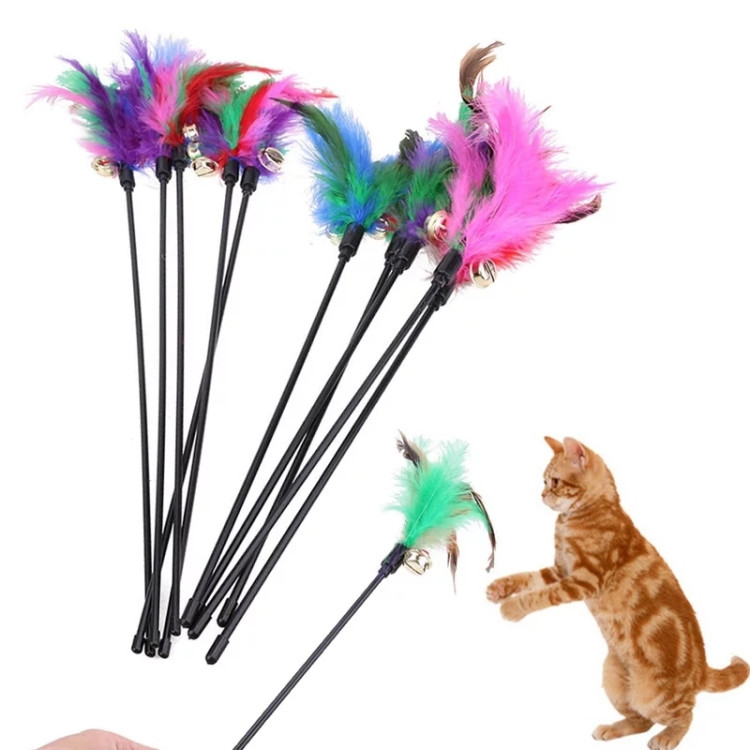 Feather Wand Teaser with Bell