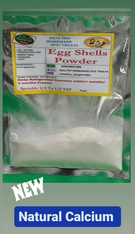 Egg Shells Powder – Natural Calcium for Dogs & Cats