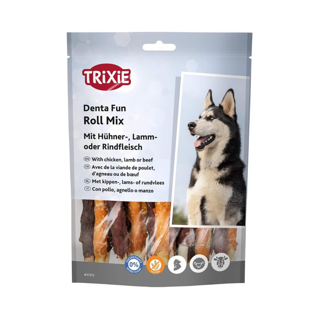Trixie Denta Fun Roll Mix (10 cm – 250 g)
