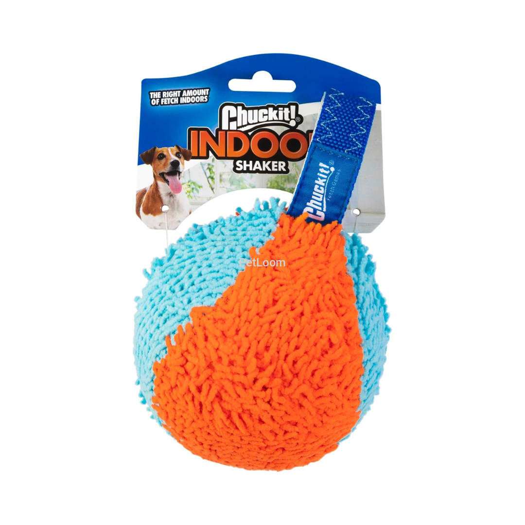 Chuckit! Indoor Shaker Dog Toy – Soft Fetch Ball (Indoor Play)