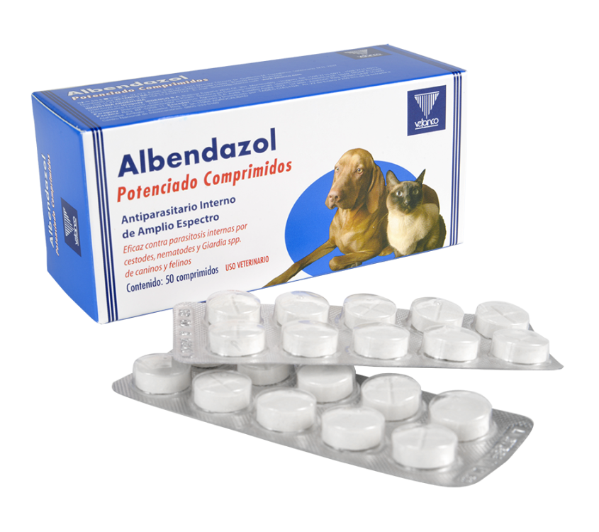 Albendazol Potenciado – Broad-Spectrum Internal Dewormer for Dogs & Cats