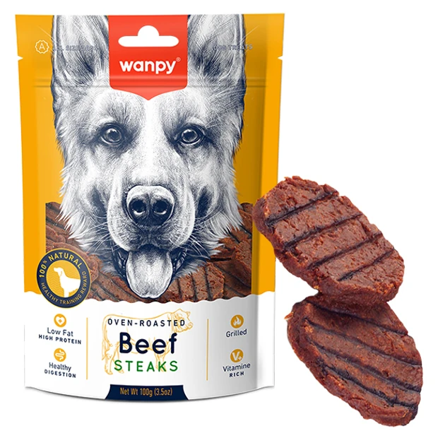 Wanpy Grilled Beef Steak 100gm