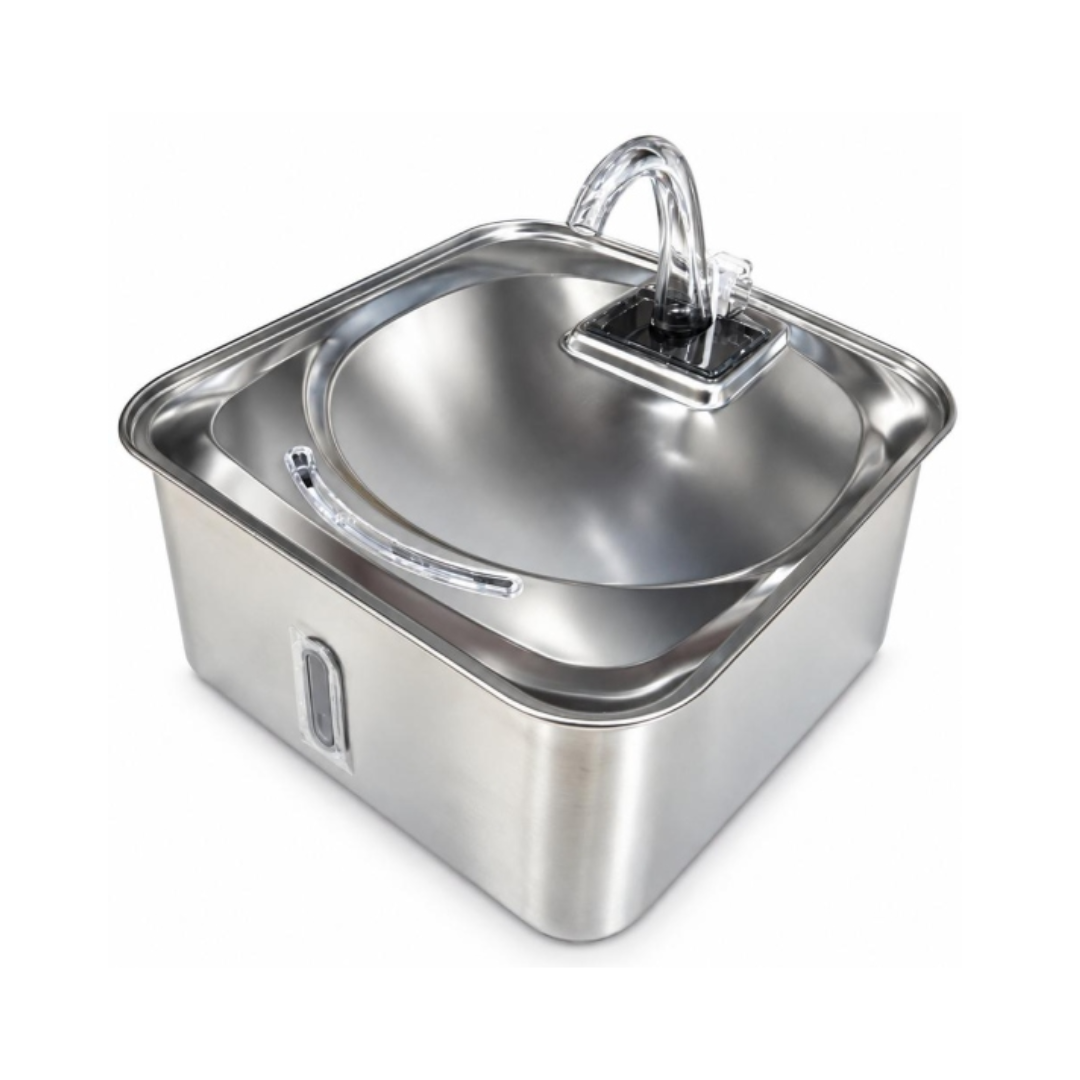 Stainless Steel Pet Water Fountain – 7 L