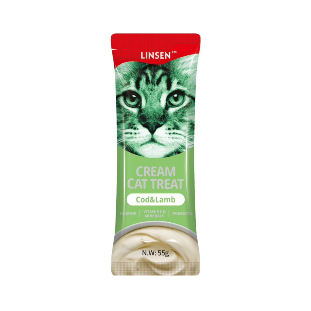 Linsen Cream Cat Treat Cod & Lamb