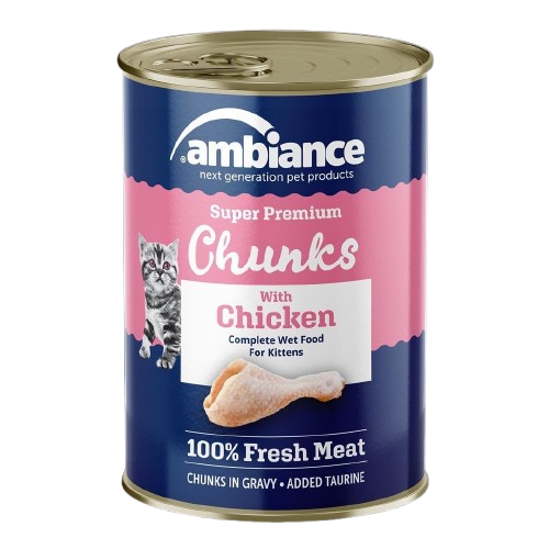 Ambiance Super Premium Chunks with Chicken Wet Food for Kittens