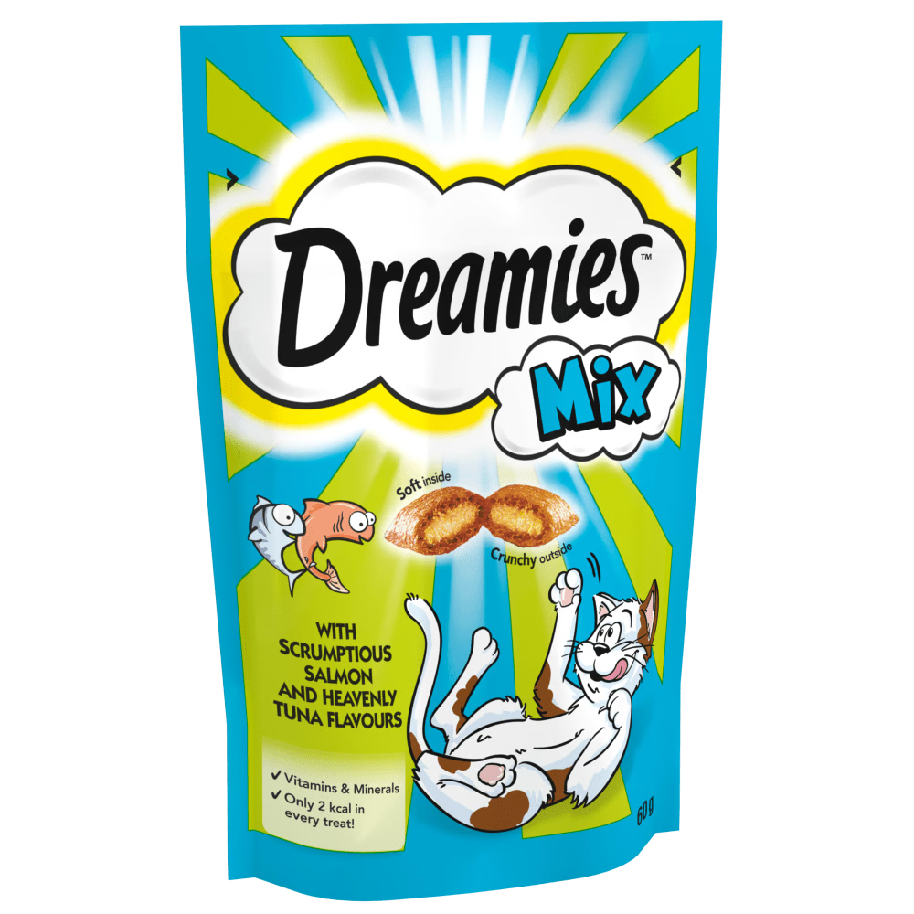 DREAMIES™ Mix Cat Treat Biscuits with Salmon & Tuna Flavour