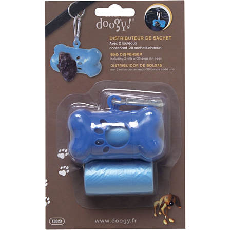 Doogy Waste Bag Dispenser – Blue