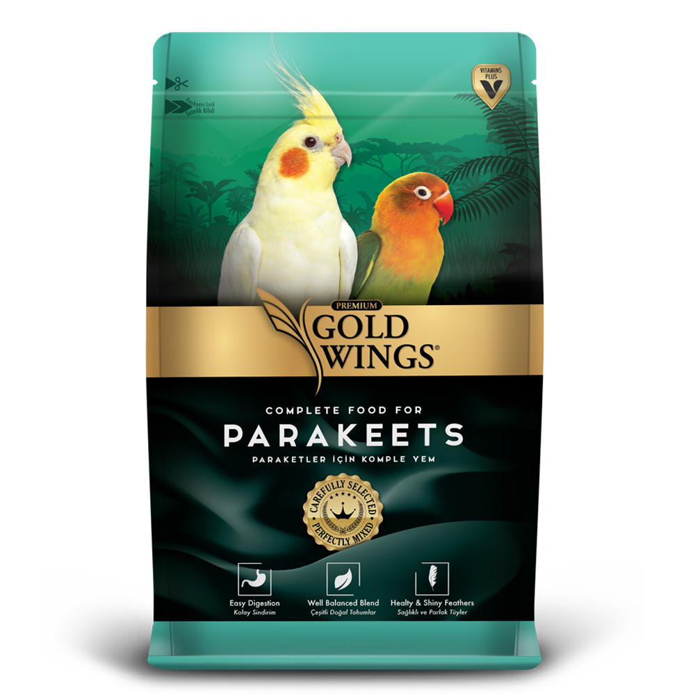 Gold Wings Premium Parakeet Food