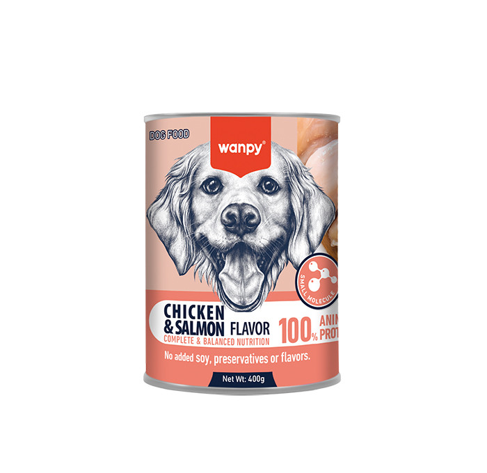 Wanpy Complete Paste Canned Food for Dogs – Chicken & Salmon (400 g)