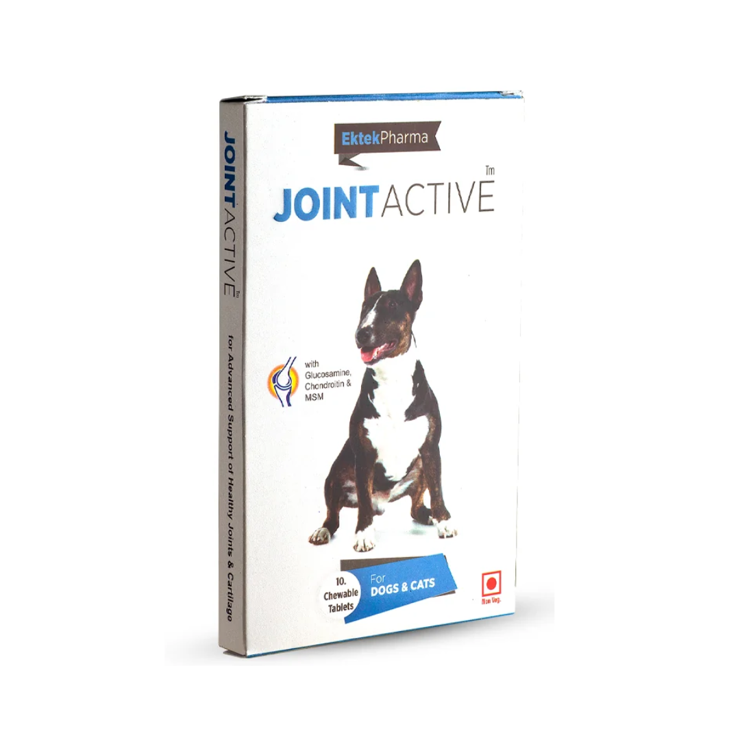 Ektek Pharma Joint Active Chewable Tablets for Dogs & Cats – 10 Tablets