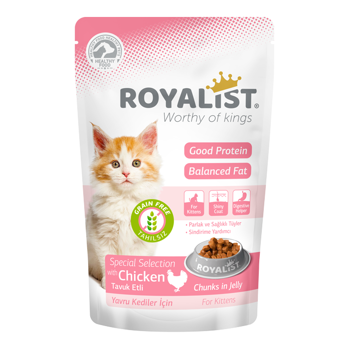 Royalist Special Selection Wet Food for Kittens – Chicken Chunks in Jelly