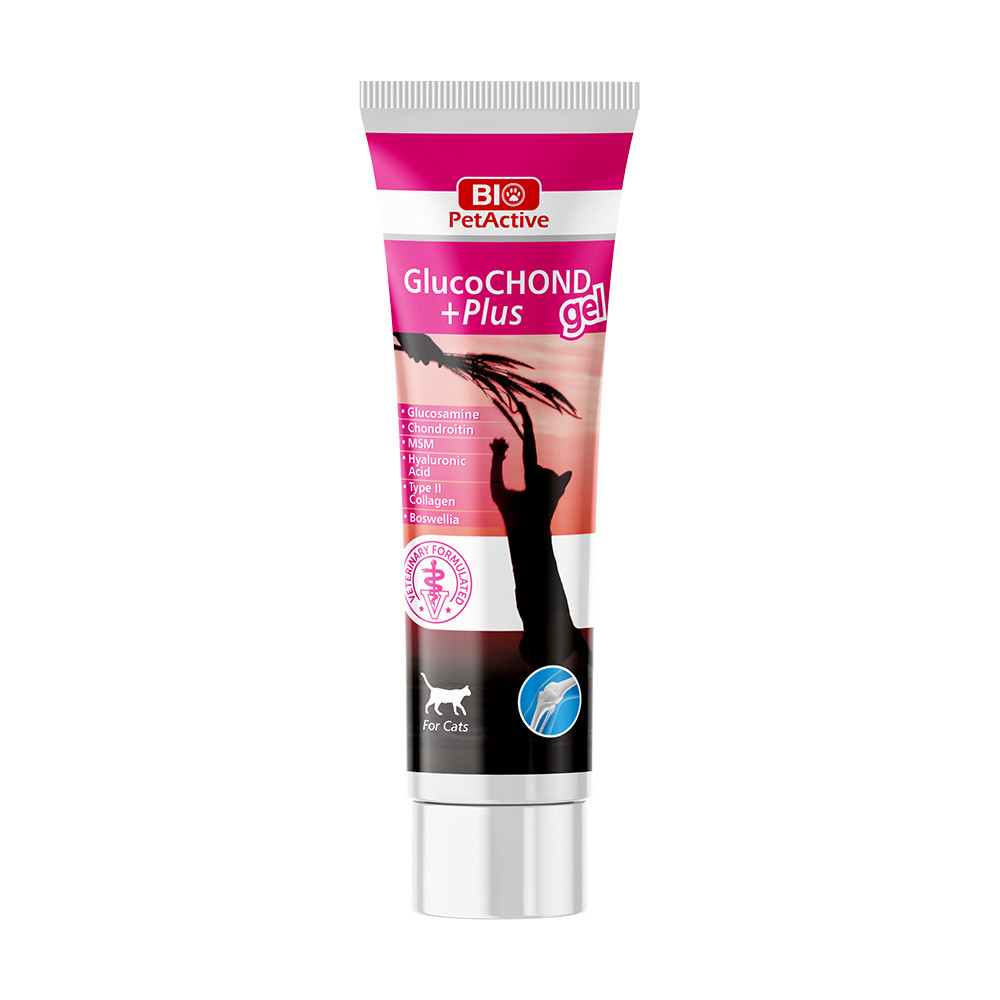 Bio PetActive GlucoCHOND Plus Gel – Hip & Joint Support for Cats