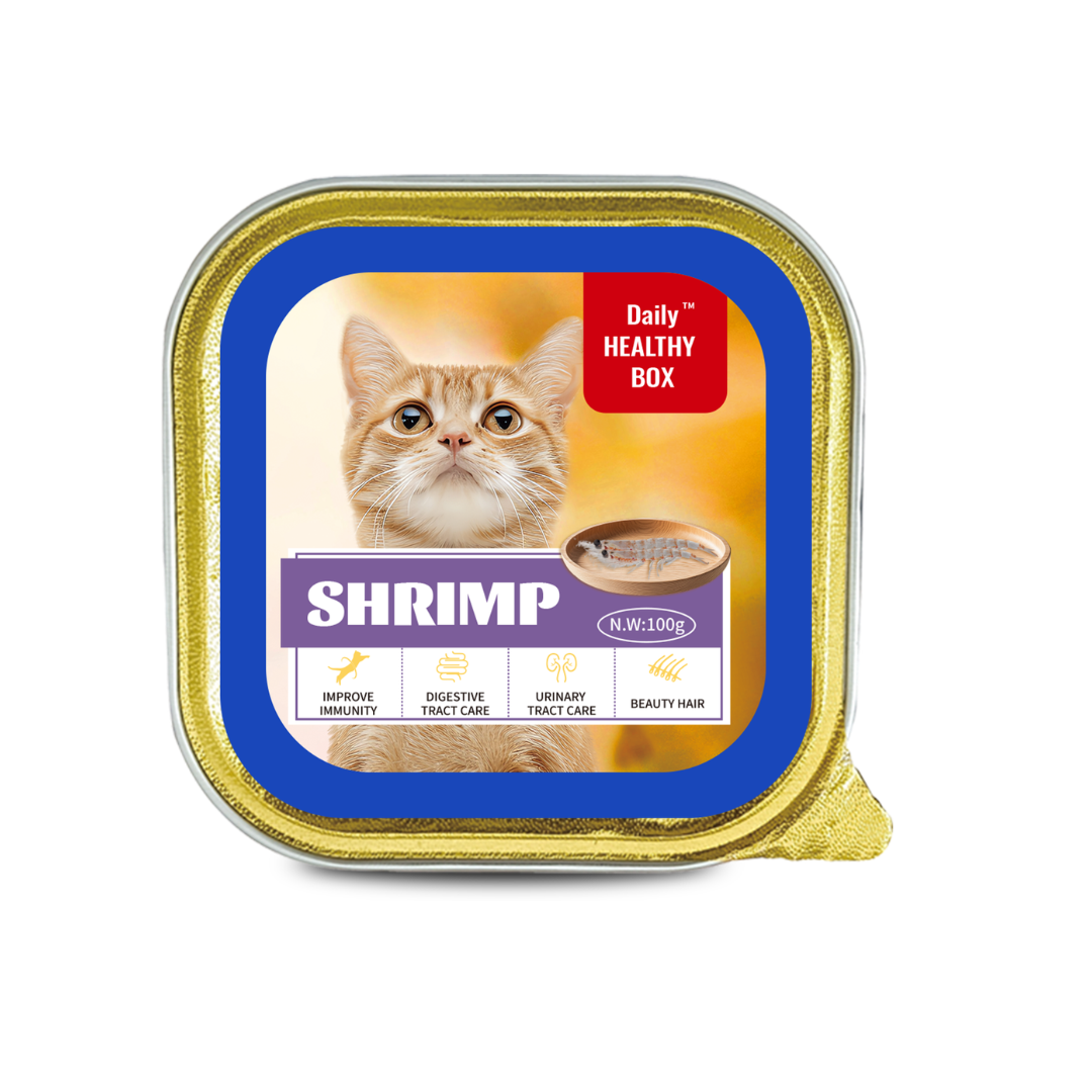 Linsen Daily Healthy Box Shrimp Wet Cat Food