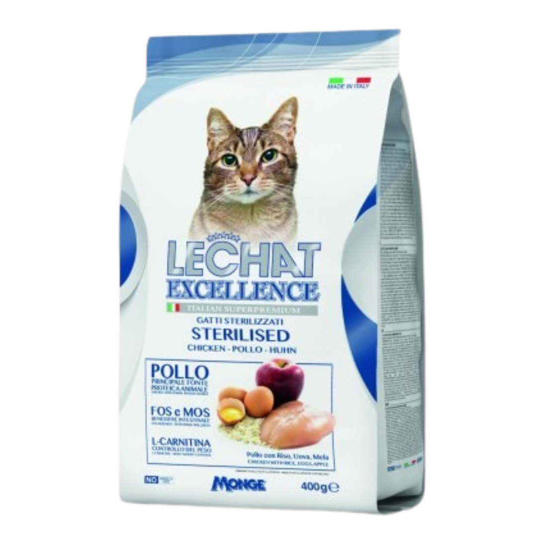 LeChat Excellence Sterilised Chicken – 400 gm