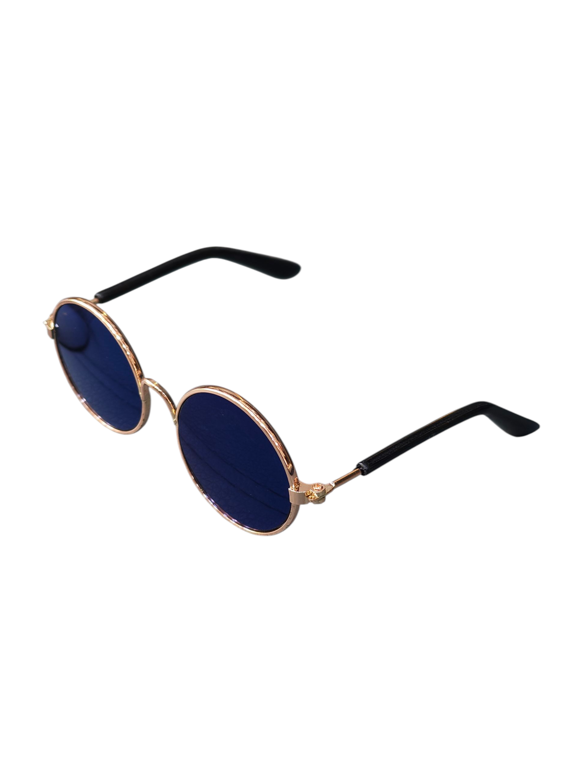 Blue Round Sunglasses for Dogs & Cats