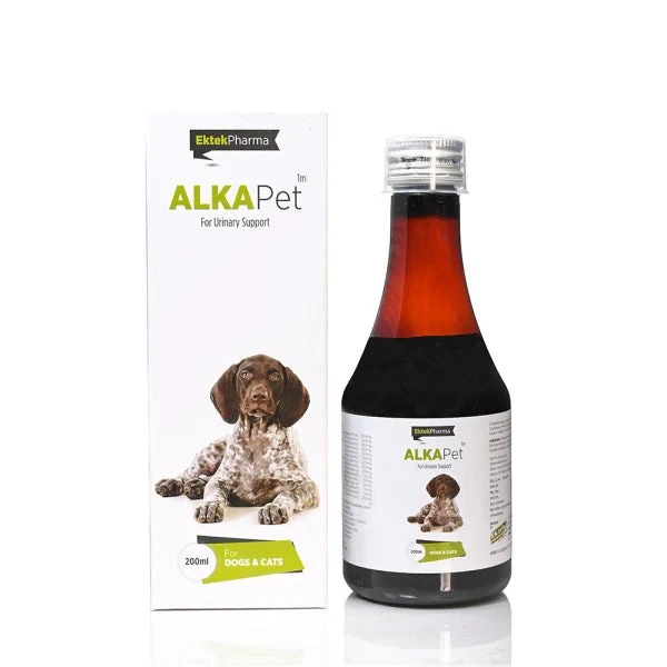 Ektek Pharma AlkaPet Syrup – Natural Urinary Support for Dogs & Cats (200ml)