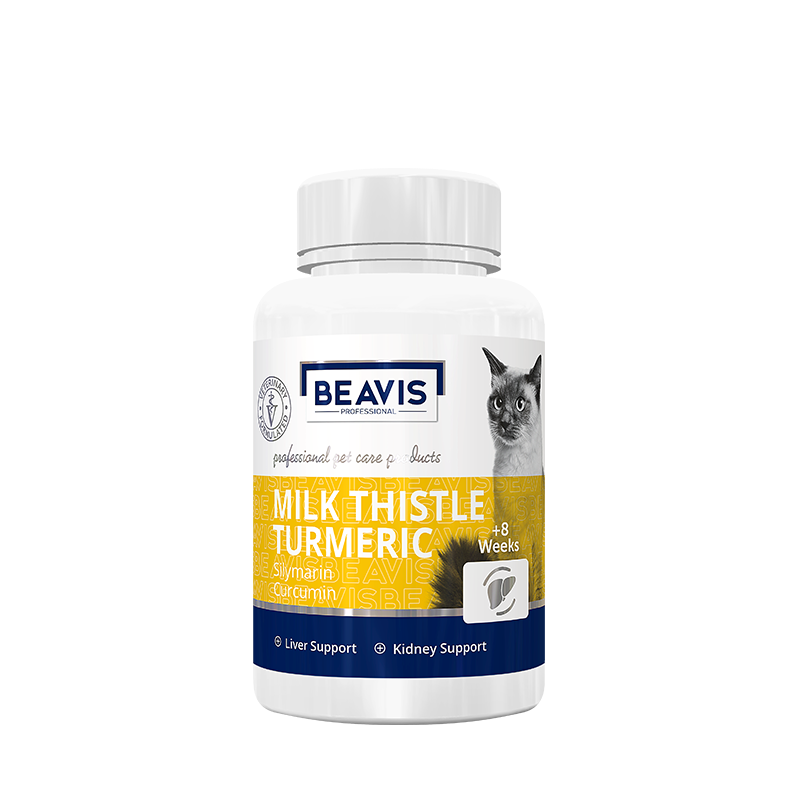 Beavis Milk Thistle & Turmeric – Liver & Kidney Support for Cats
