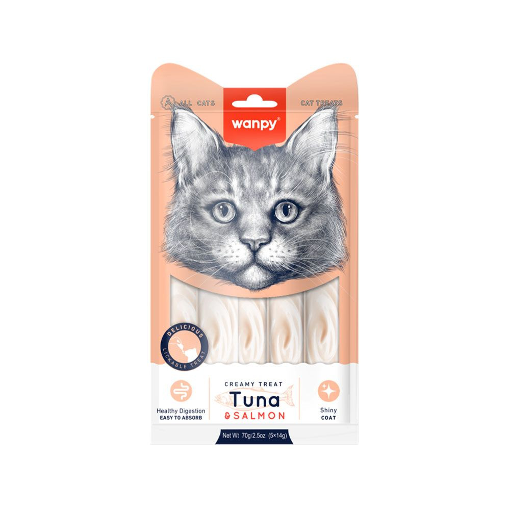 Wanpy Creamy Tuna & Salmon Lickable Treats