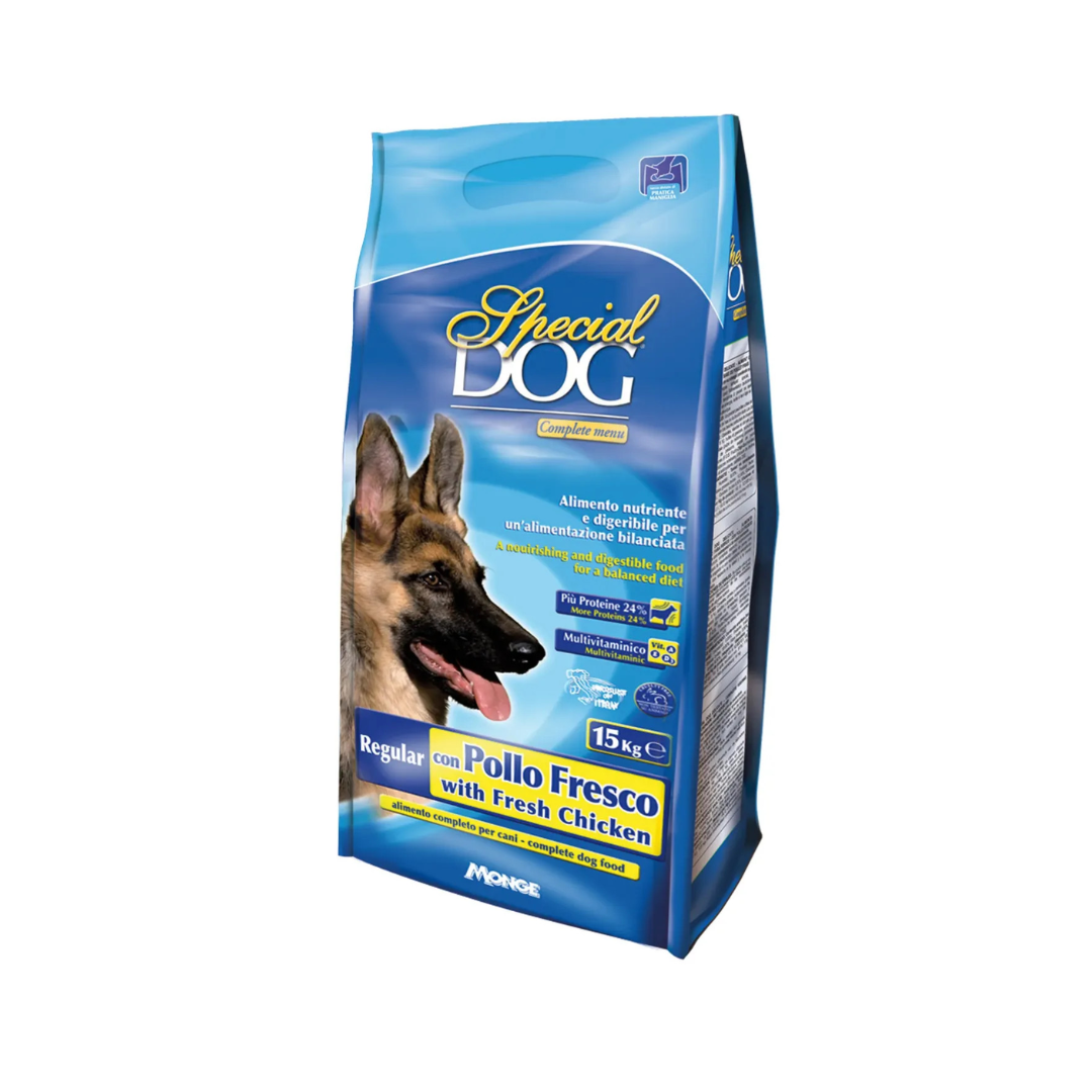 Special Dog Kibbles Regular with Fresh Chicken – 15 kg