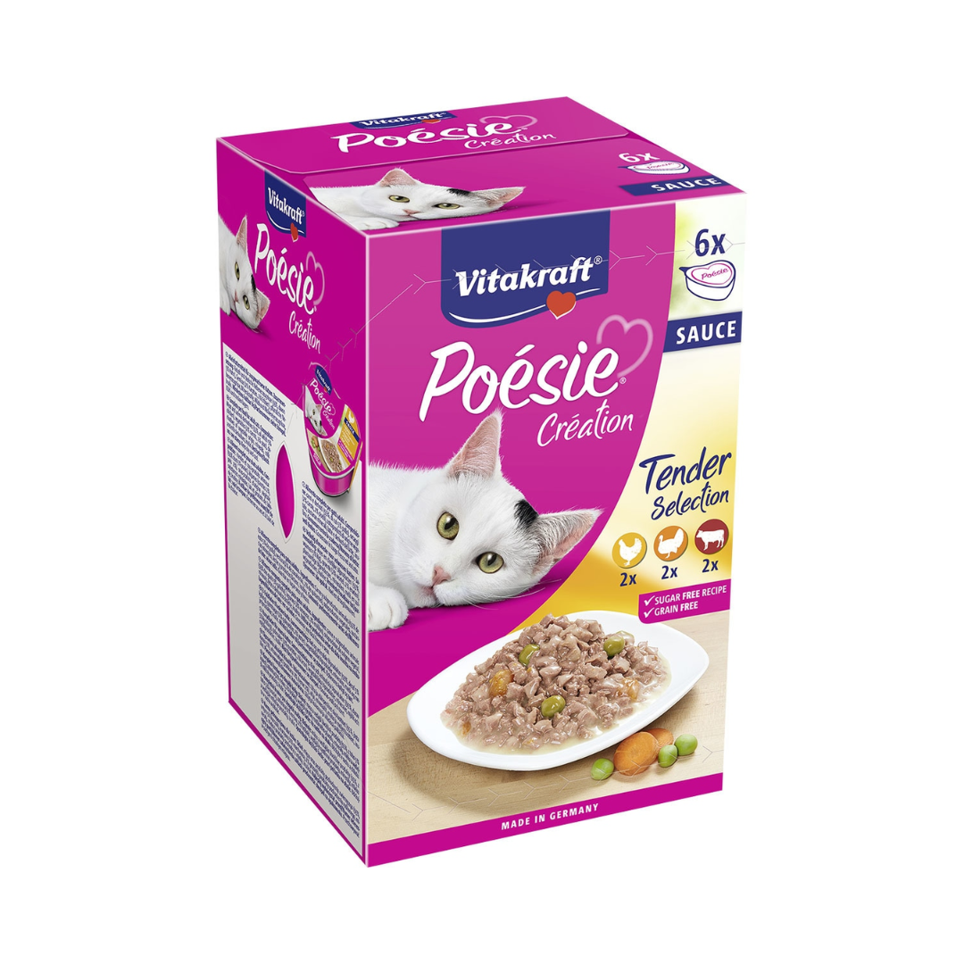 Vitakraft Poésie Création – Tender Selection in Sauce (6x)