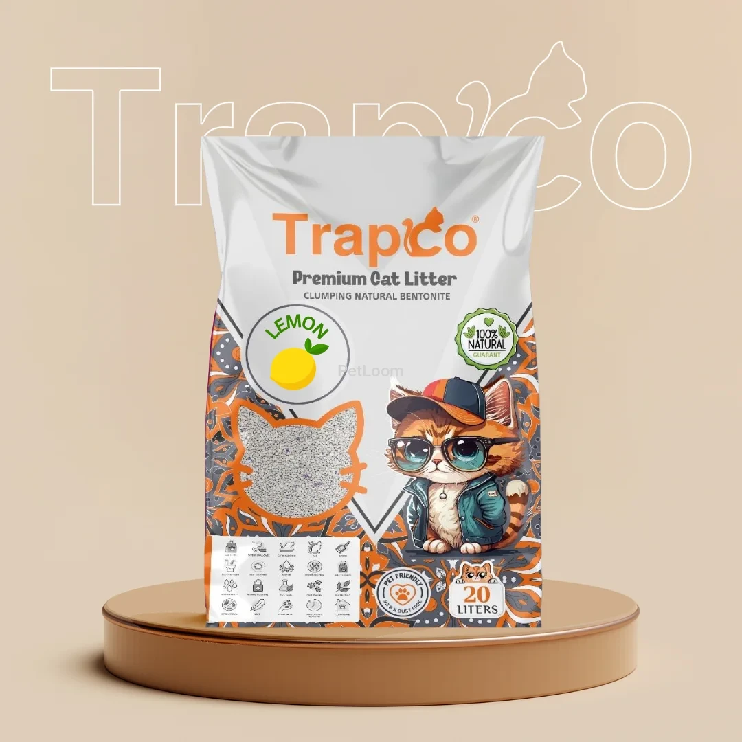 Trapco Premium Cat Litter – Lemon Scented (20 L)