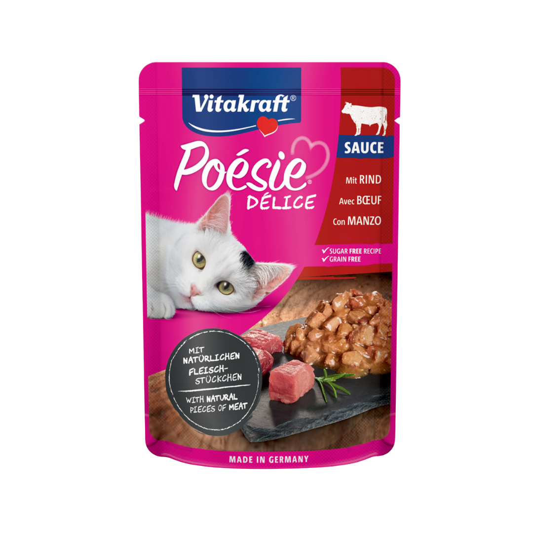 Vitakraft Poésie Délice – Beef in Sauce