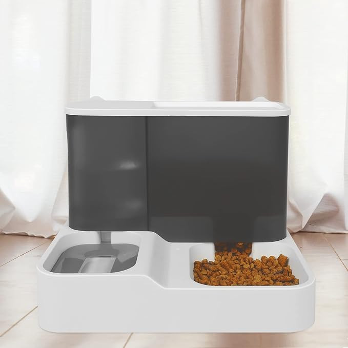 Pet Feeder with Water Dispenser