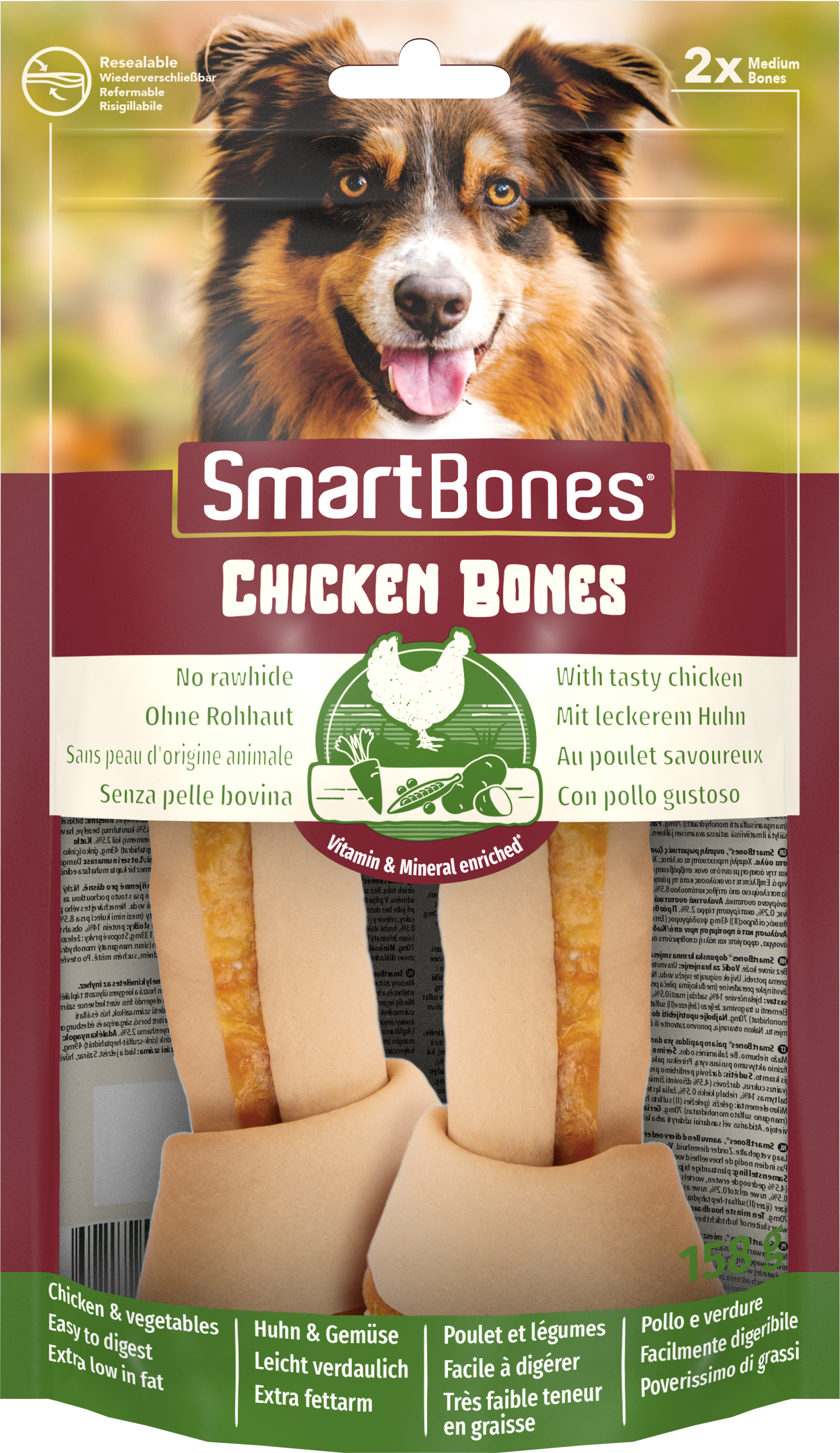 SmartBones Chicken Bones Medium