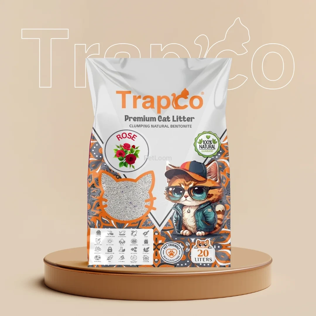 Trapco Premium Cat Litter – Rose Scented (20 L)