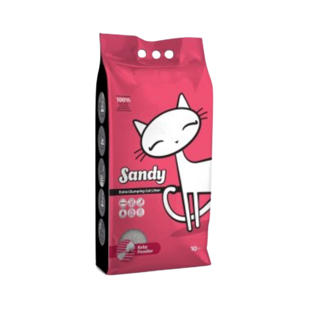 Sandy Baby Powder Extra Clumping Cat Litter – 10 KG