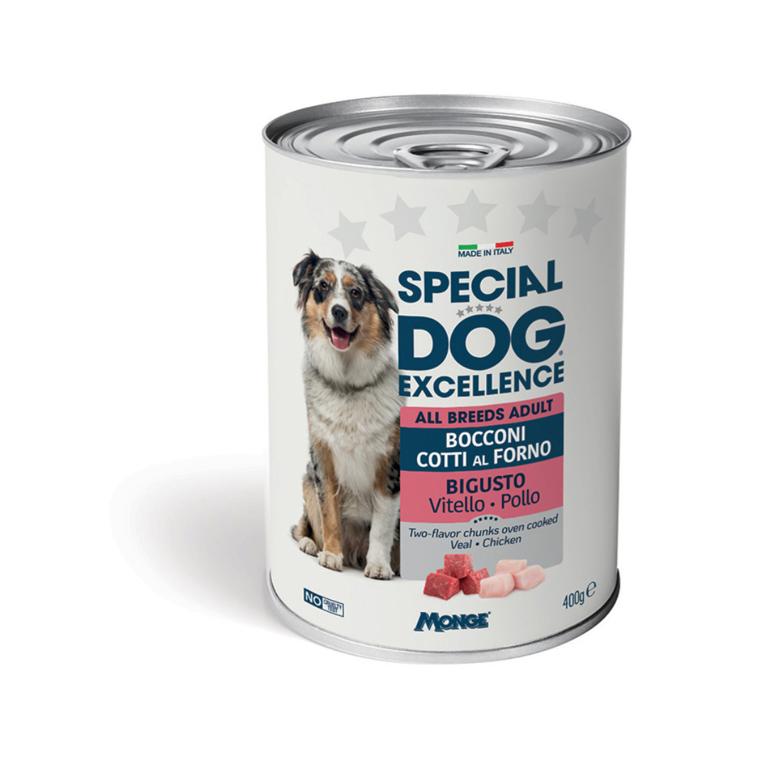 Special Dog Excellence Two-Flavor Veal and Chicken 400 gm