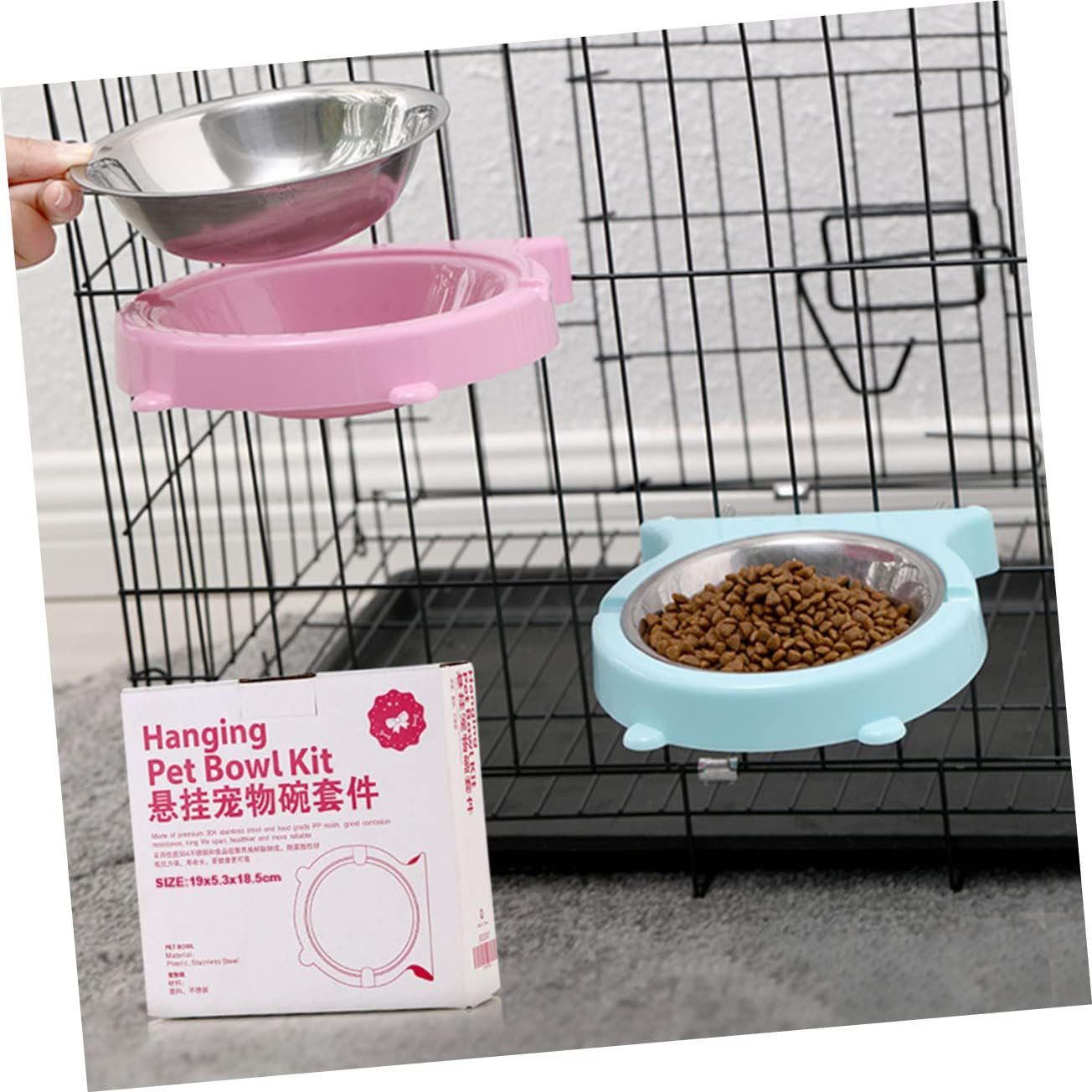 Hanging Pet Bowl Kit