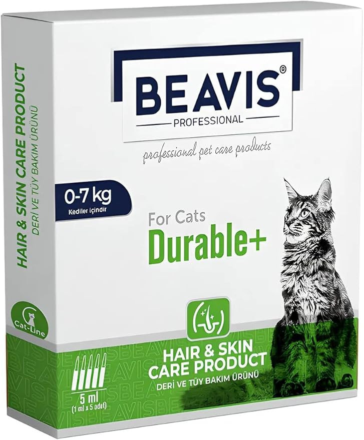 BEAVIS Professional Cat Leather And Hair Care Bit Flea Tick Nape Drop