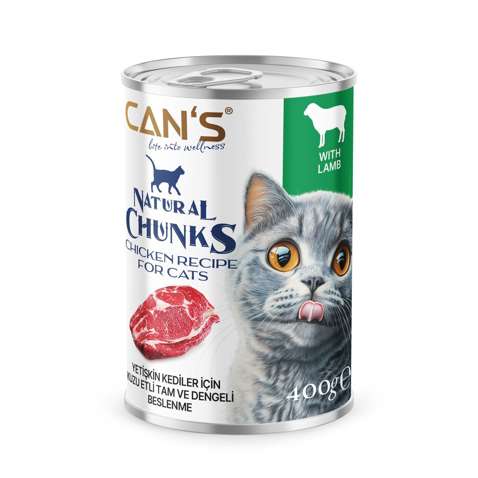 CAN’S Natural Chunks – Lamb Recipe for Cats