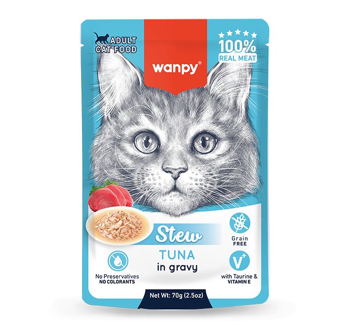 Wanpy Stew Tuna for Cats